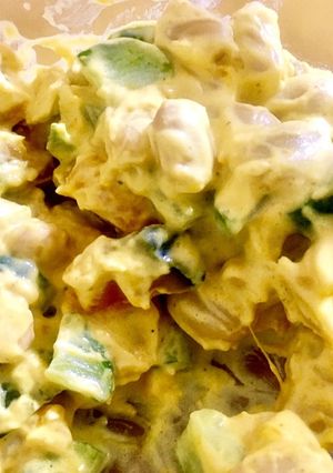 かぼちゃとお豆のサラダ-レシピのメイン写真