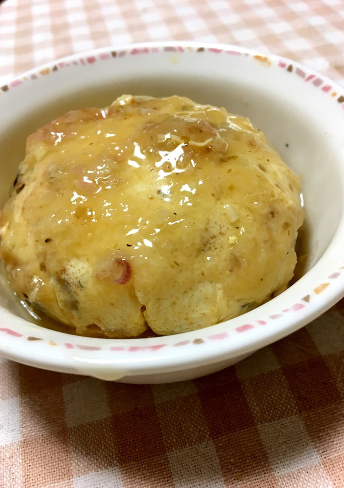 卵と豆腐の茶きん蒸し おろし餡-レシピのメイン写真