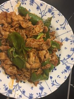 超簡単!豚こまピーマン豆板醤炒め-レシピのメイン写真