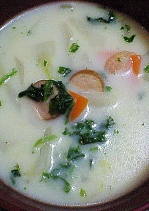 お野菜たっぷりのミルクスープ-レシピのメイン写真