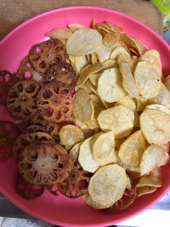 簡単おつまみ、おやつ!野菜チップス-レシピのメイン写真