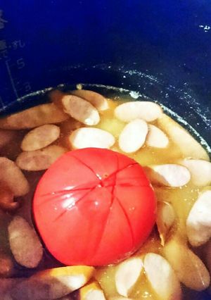 簡単美味しいトマトごはん。炊飯器で簡単!-レシピのメイン写真