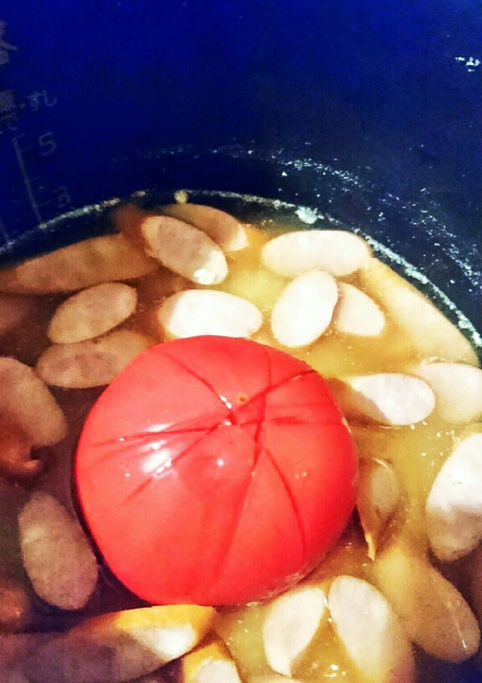 簡単美味しいトマトごはん。炊飯器で簡単！-レシピのメイン写真