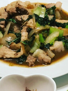 豚肉と青菜のクミン炒め レモン風味-レシピのメイン写真