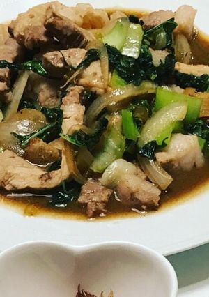 豚肉と青菜のクミン炒め レモン風味-レシピのメイン写真