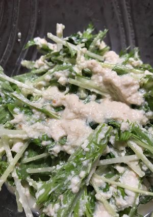 水菜と豆腐のサラダ-レシピのメイン写真