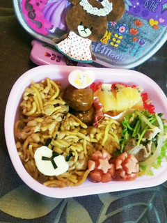 ジャッキーのそばめし弁当!!キャラ弁-レシピのメイン写真