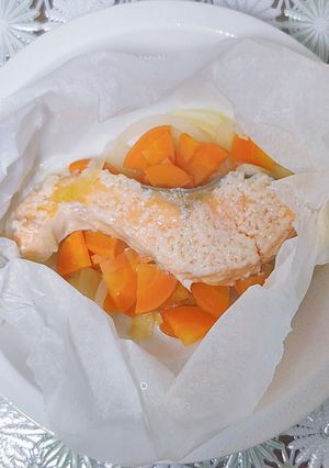 鮭の塩麹包み焼き-レシピのメイン写真