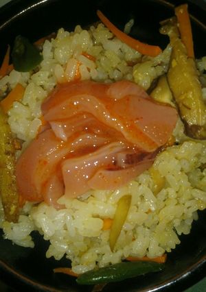 炒めご飯のイカの塩辛添えスパゲティにも-レシピのメイン写真