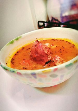 トマトとレバー？衝撃の濃厚絶品スープ-レシピのメイン写真