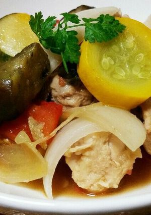 夏野菜とチキンのマリネ-レシピのメイン写真