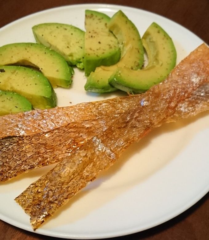 パリッ☆と鮭皮おつまみ！-レシピのメイン写真