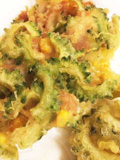 カリッサクッ！ゴーヤのかき揚げ-レシピのメイン写真