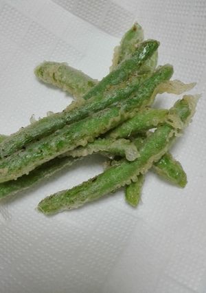 これが最高!いんげんの天ぷら-レシピのメイン写真