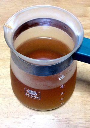 アガーで作る たんぽぽ茶のゼリー-レシピのメイン写真