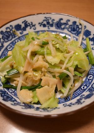 穂先メンマ入り野菜炒め-レシピのメイン写真