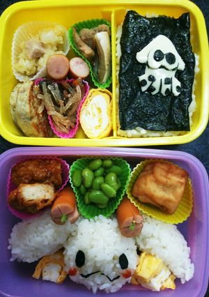簡単！のりとチーズだけキャラ弁♪-レシピのメイン写真