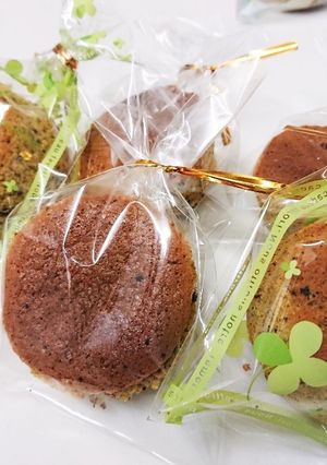 抹茶とチョコのふわふわケーキ-レシピのメイン写真