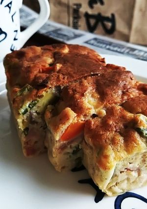 野菜たっぷり豆腐healthyケークサレ-レシピのメイン写真