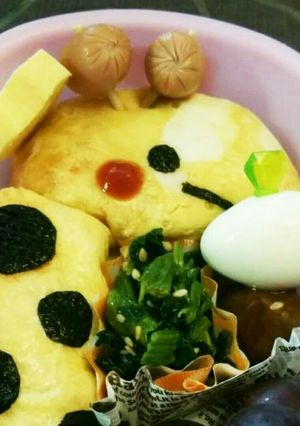 きりんさんのオムライス弁当!!キャラ弁-レシピのメイン写真