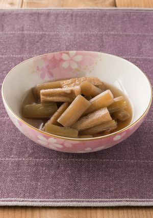 基本のずいき煮物-レシピのメイン写真