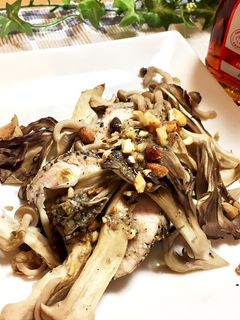 ほうじ茶香るメープル蒸し鶏-レシピのメイン写真