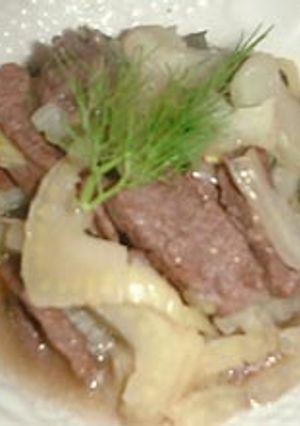 Low Carb*FennelとBeefの麦酒煮-レシピのメイン写真