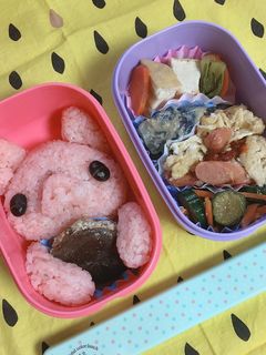 ブヒブヒこぶた弁当-レシピのメイン写真