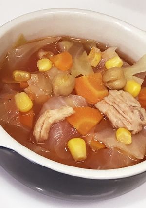 簡単 シーフード トマト スープ-レシピのメイン写真