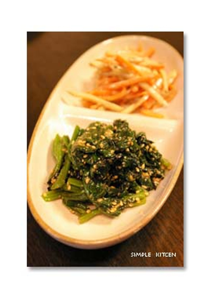 ほうれん草のごま和え♬-レシピのメイン写真