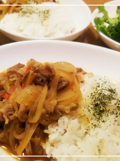 玉ねぎと牛肉の煮込み-レシピのメイン写真