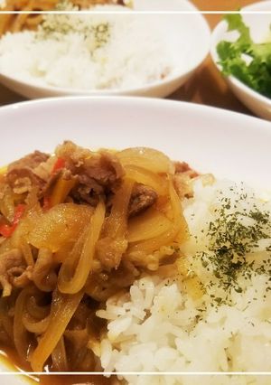 玉ねぎと牛肉の煮込み-レシピのメイン写真