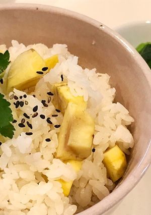 秋の定番飯は栗ご飯-レシピのメイン写真