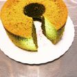 抹茶のシフォンケーキ