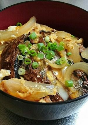 時短！簡単！さんまの蒲焼き缶詰め丼-レシピのメイン写真