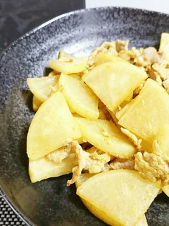 簡単☆豚肉と大根のカレー炒め-レシピのメイン写真