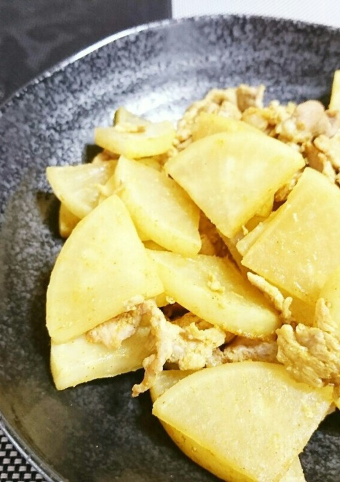 簡単☆豚肉と大根のカレー炒め-レシピのメイン写真