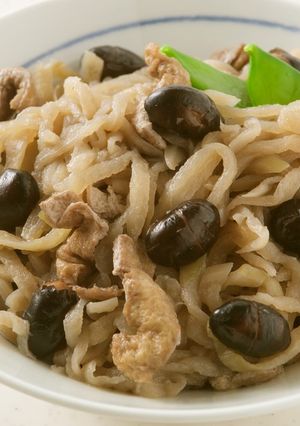 煎り黒豆と切干し大根の煮物-レシピのメイン写真