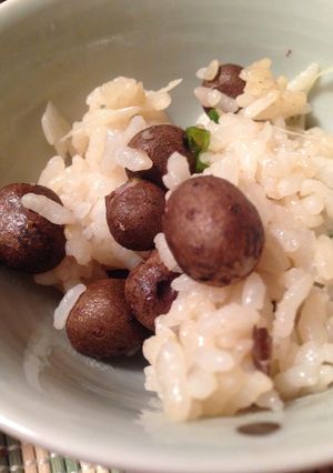 むかごの炊き込みご飯-レシピのメイン写真