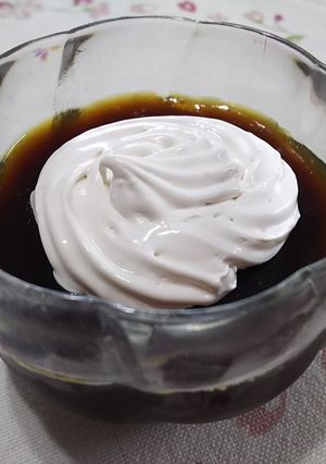 コーヒーゼリーにマリームホイップ添え-レシピのメイン写真