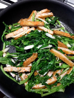 青菜(大根菜)の塩炒め-レシピのメイン写真
