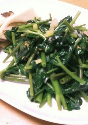 空芯菜の塩麹炒め-レシピのメイン写真