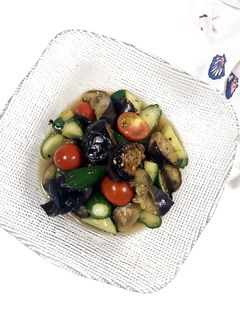 *焼き茄子のぴり辛サラダ*-レシピのメイン写真