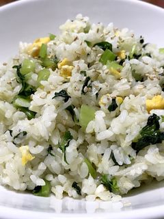 小松菜としらすチャーハン-レシピのメイン写真