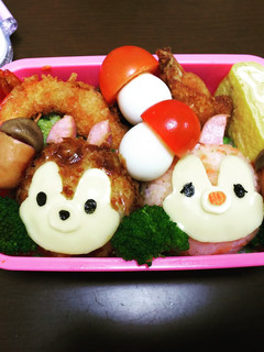 キャラ弁☆チップとデール-レシピのメイン写真