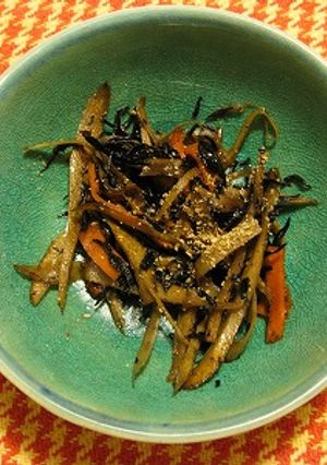ひじきとごぼうのきんぴら　奥薗壽子風味-レシピのメイン写真