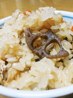 無水鍋で炊き込みご飯!!-レシピのメイン写真