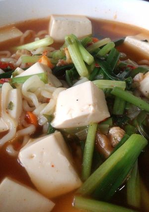 あっさりチゲ辛ラーメン-レシピのメイン写真
