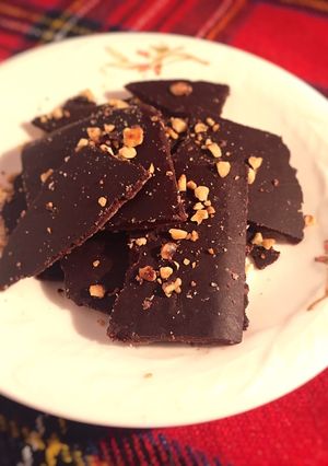 糖質制限◆オイルチョコで簡単割りチョコ-レシピのメイン写真