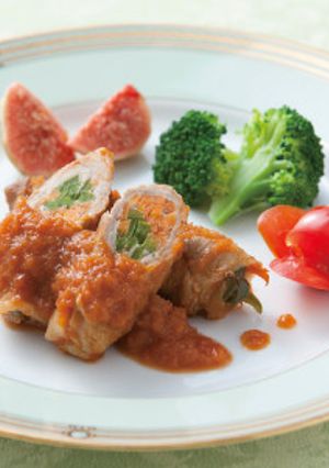 【パパッとお手軽♪】豚モモ肉野菜巻き-レシピのメイン写真